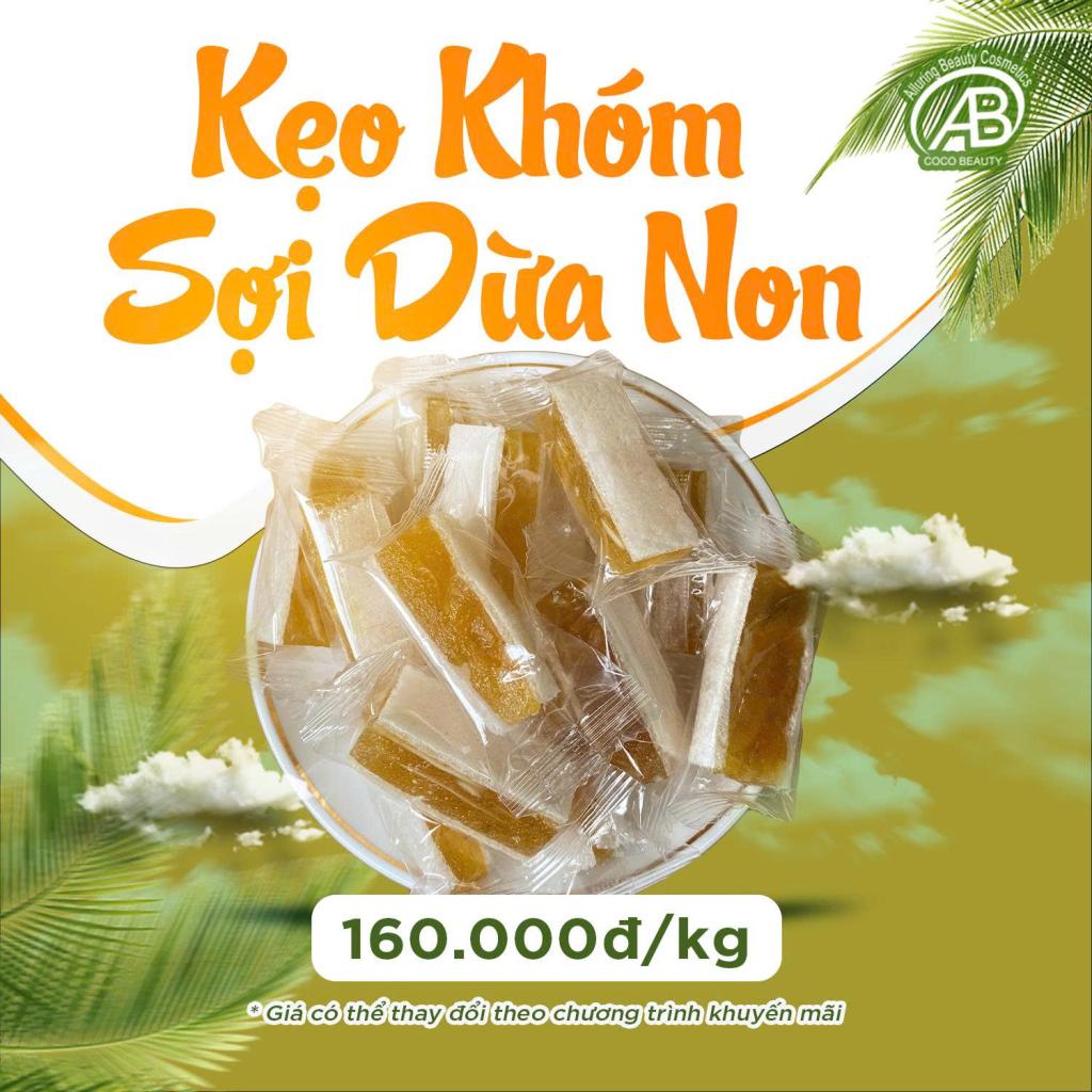 Kẹo Khóm Sợi Dừa Non 1 Kg