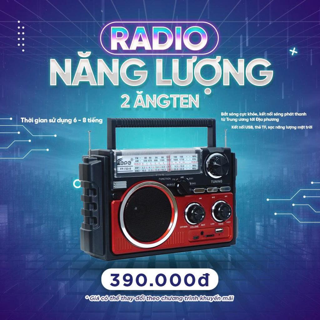 RADIO NĂNG LƯỢNG 2 ANTEN
