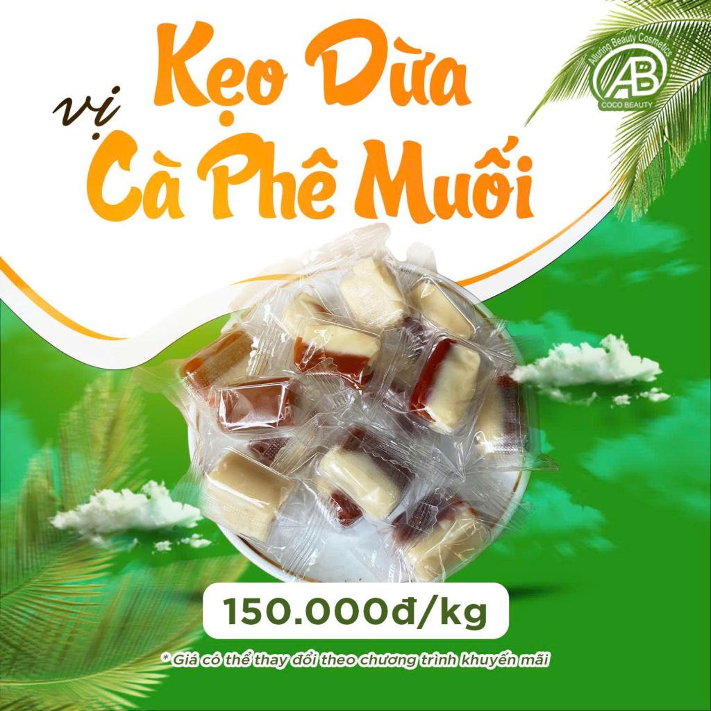 KẸO DỪA CAFE MUỐI đặc sản bến tre (1kg)